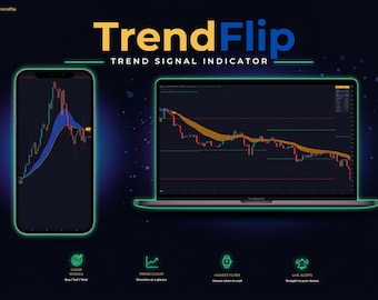 Buy Sell Indicator for TradingView | Non-Repainting Trend Signals, Crypto Futures Forex — TrendFlip