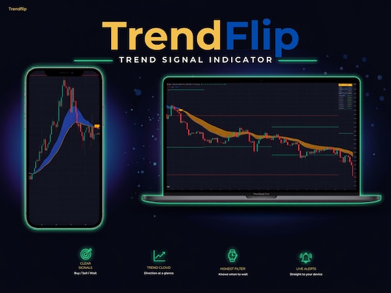 Buy Sell Indicator for TradingView | Non-Repainting Trend Signals, Crypto Futures Forex — TrendFlip