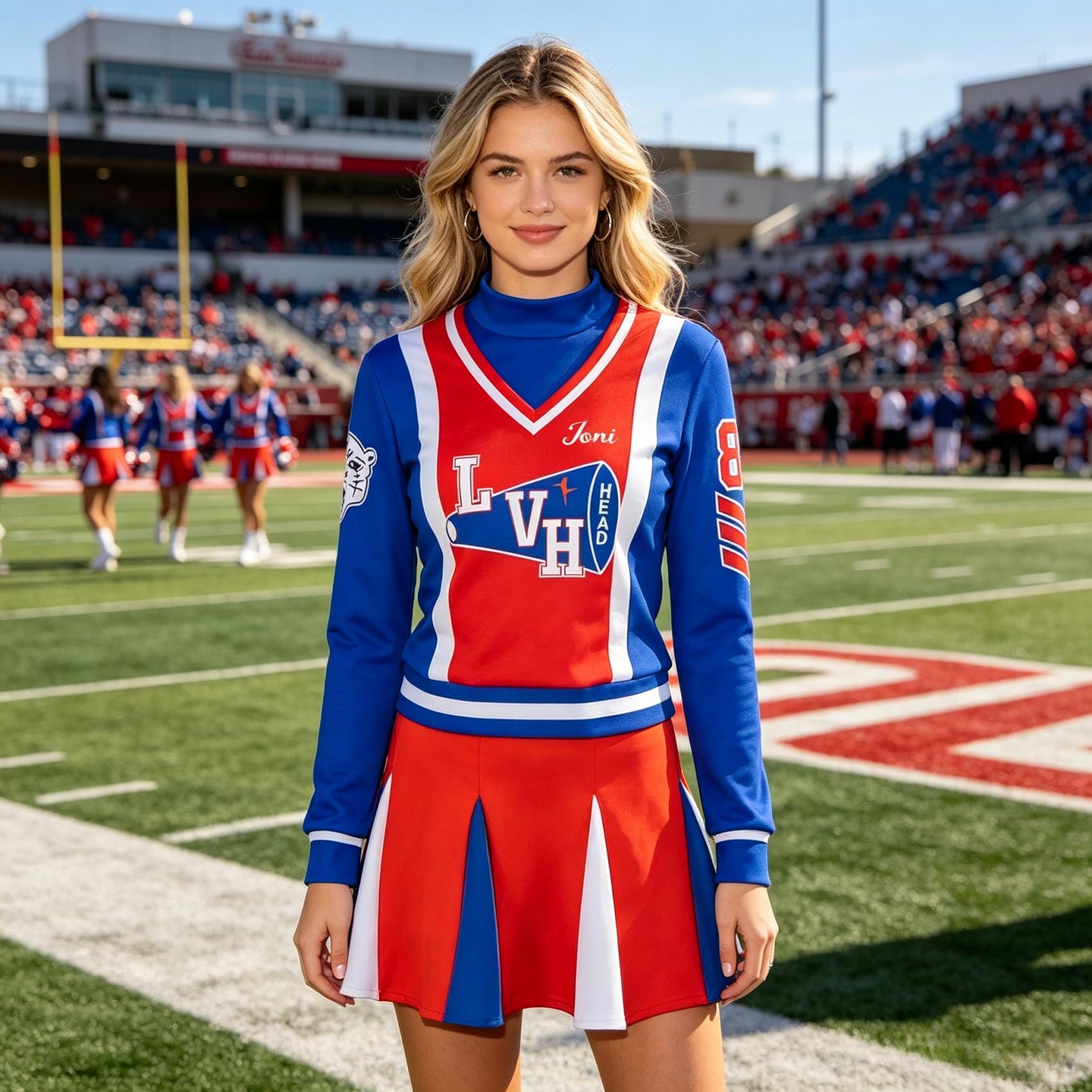チアリーディングウェア 赤白 Cheerleader uniform - Etsy 日本