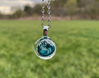 cremation ash pendant