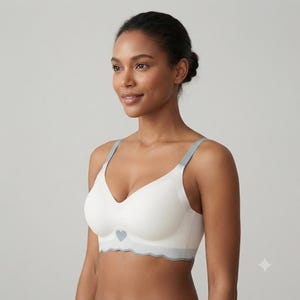 Reggiseno senza ferretto, bralette senza ferretto, reggiseno comodo e senza cuciture per tutti i giorni, intimo con supporto morbido e regolabile sulla schiena, regalo per lei