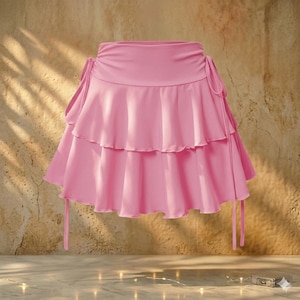 Women's High Waist Mini Skirt, Y2K Bodycon Slim Fit Elastic Waist Short Skirt, Solid Color Streetwear Going Out Date Night, Gift for Her