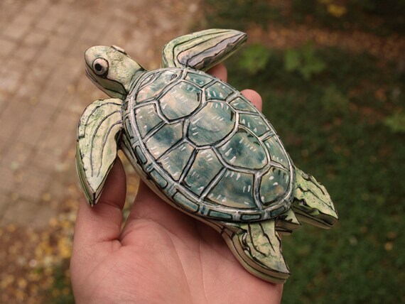 Sea Turtle Sculpture Turtle Sculpture | Etsy