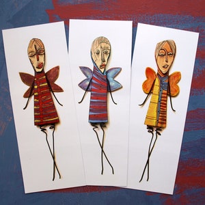 Hadas, Impresiones de arte, Conjunto de 3 impresiones de arte, Tarjetas abstractas, Impresión de arte de hadas, Colección de 3 tarjetas de arte, Coloridas tarjetas de arte abstracto, Hadas