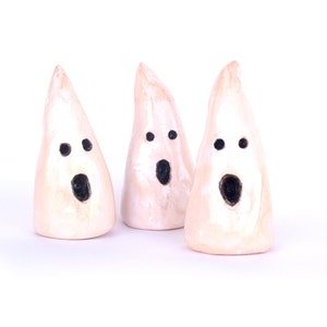 Ceramic ghosts Set mini ghost Ghosts Halloween Décor Ghost image 4