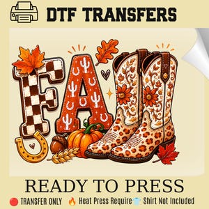 Fall Booth DTF Transfer: Coquette Patchwork Thankful  Heat Print (Ready To Press)