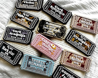 Bookish Tickets • 3D Prints • Bookish