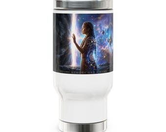Tazza da viaggio in acciaio inox con manico, 414 ml (14 oz)