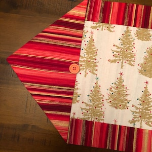 Oh Christmas Tree Table Runner, Gold Christmas Tree Table Decor, Christmas Tree Decor, Christmas Table Runner, Farmhouse Christmas