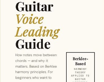 Guitar Voice Leading Guide | Berklee Harmony, Chord Theory (Digital Download)