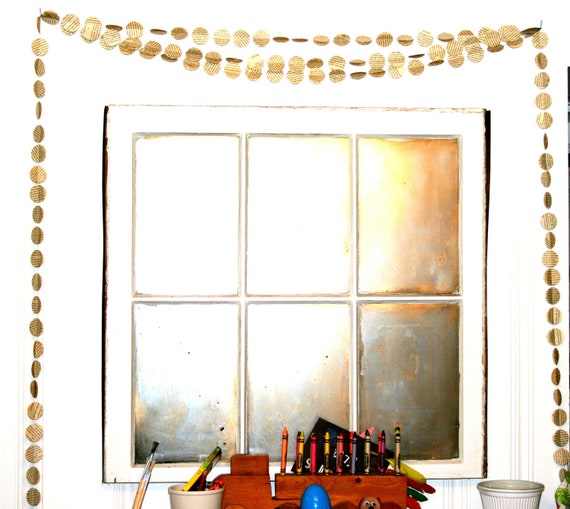 Book Garland Vintage Paper Circle Banner Les Miserables Etsy