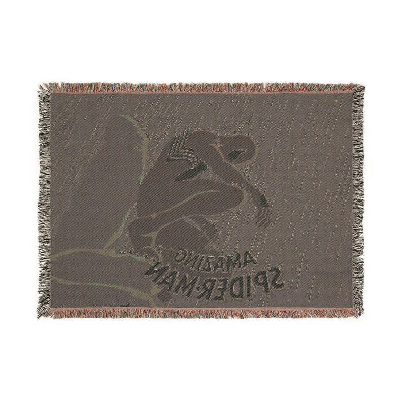 Amazing Spider-Man Woven Blanket | Comic Book Hero Throw Blanket image 2