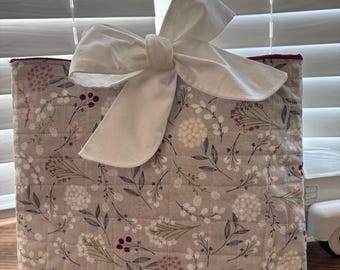 Quilted ipad  sleeve/ book sleeve