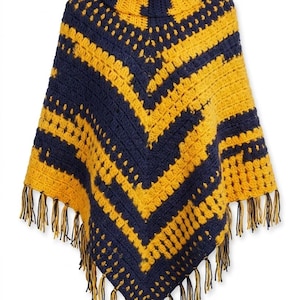Crochet Poncho Pattern | Easy PDF | beginner friendly | Adult Sizes