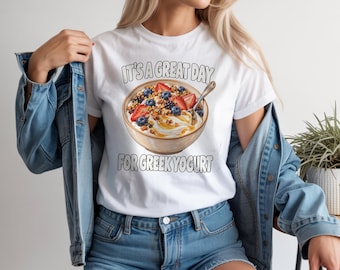 Yogures griegos Camiseta divertida de yogur griego PNG