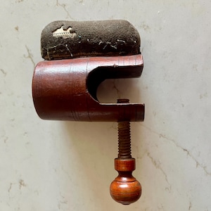 Antique Pin Cushion Table Clamp Sewing