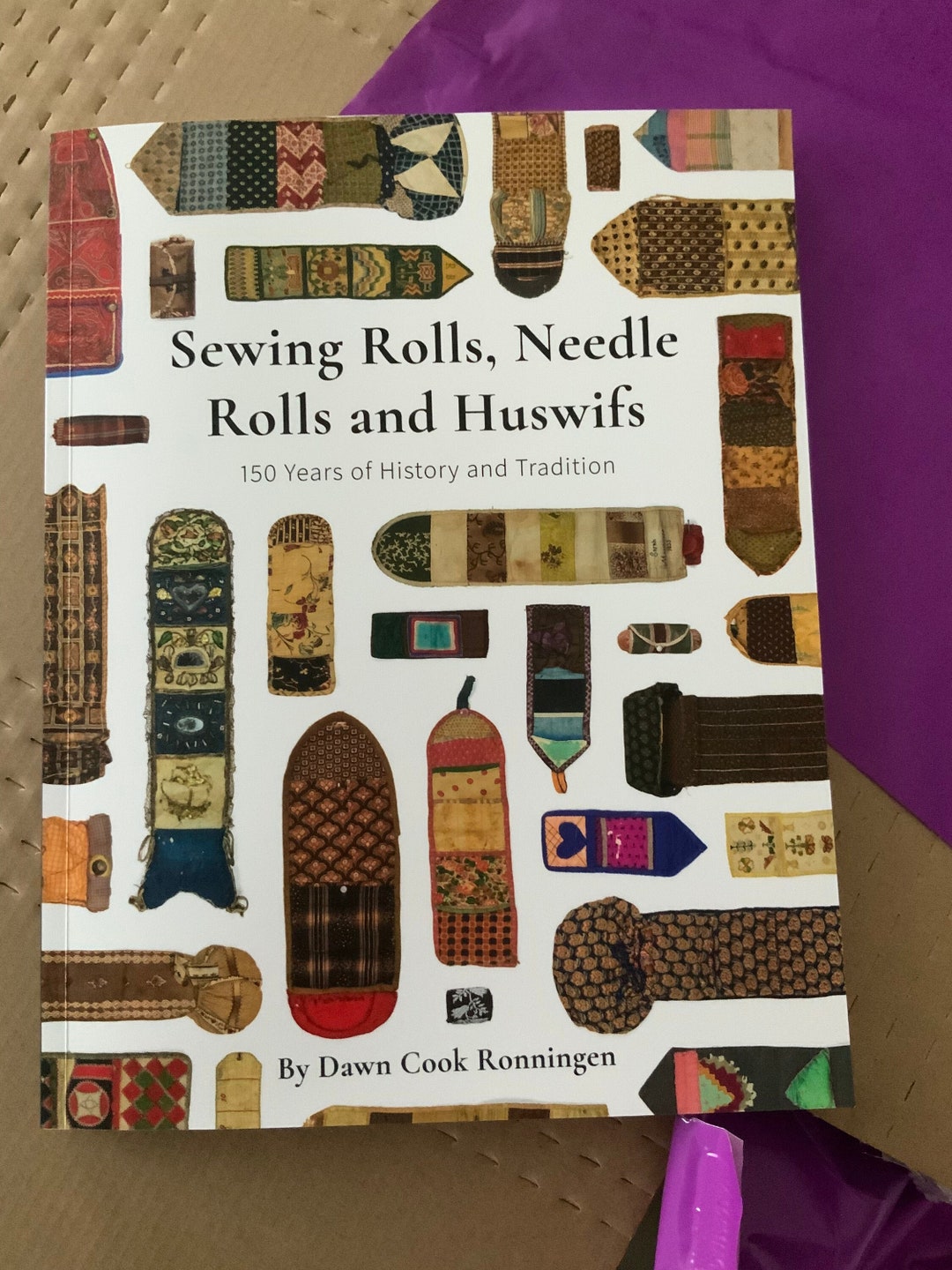 Maggie Bononami Needle Keeper / Finished Handmade Needle Roll / Needle Roll  / Sewing Accessory / 