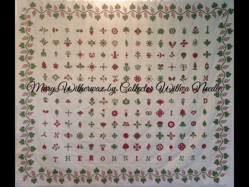 great Deals on prices Mary Witherwax Applique Quilt