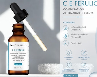 SkinCeuticals CE Ferulic 15% Vitamin C Serum 1oz – Fresh & Authentic, Not Oxidized