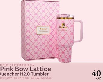 Stanley x LoveShackFancy 40oz Tumbler | Ribbon & Roses Travel Cup