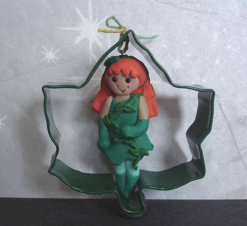Superhero Poison Ivy Christmas Ornament Girl Costume Metal Etsy