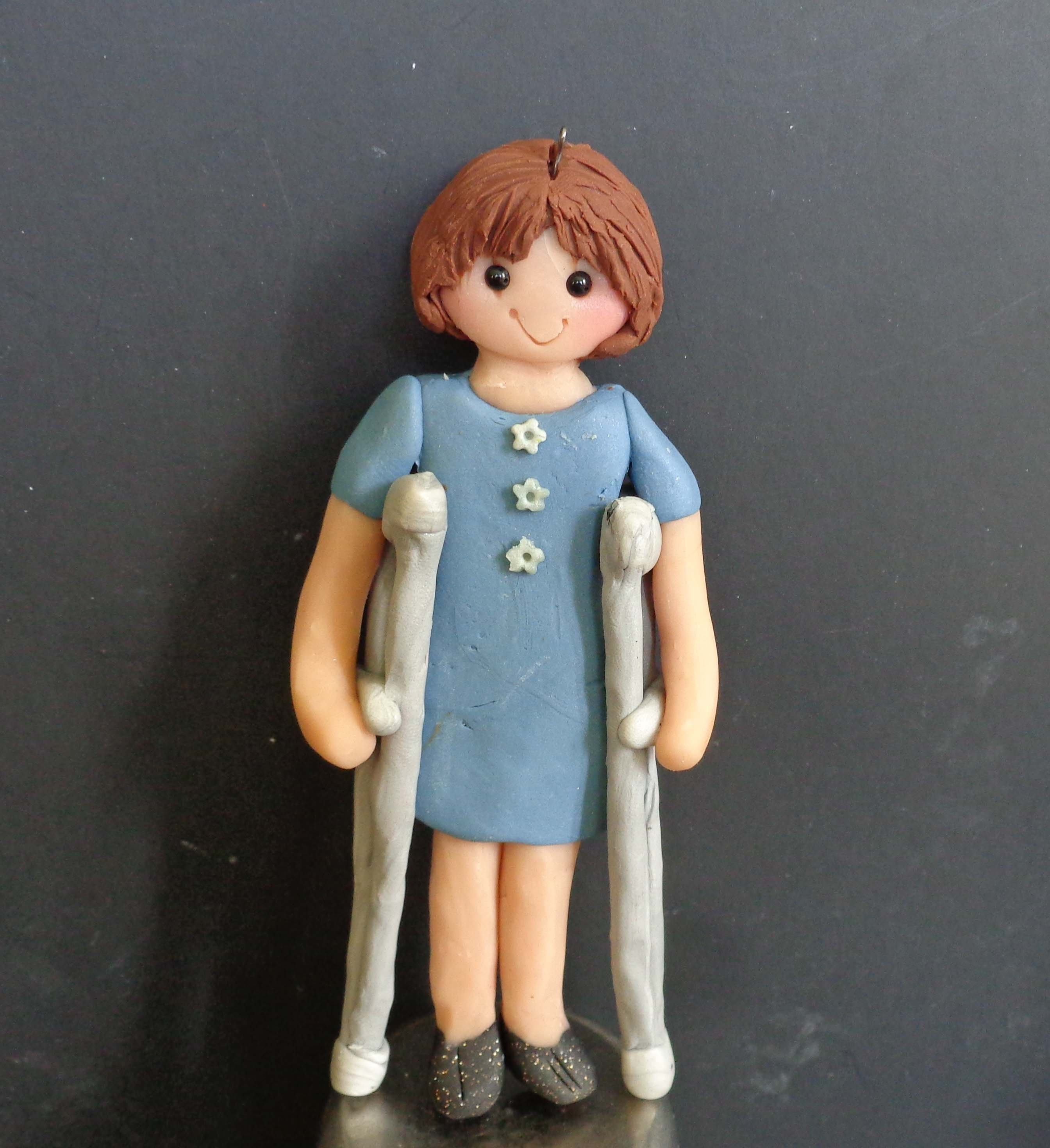 Ornaments & Accents Home & Living Personalized Blonde Girl Arm Cast