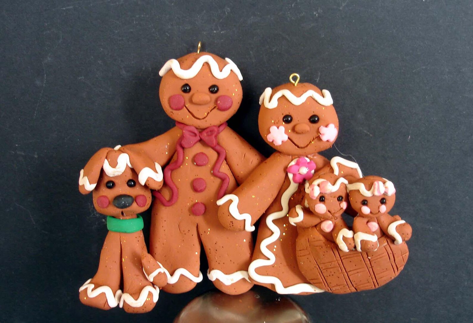 Gingerbread Family Christmas Ornament Cookie Family Ginger Etsy UK