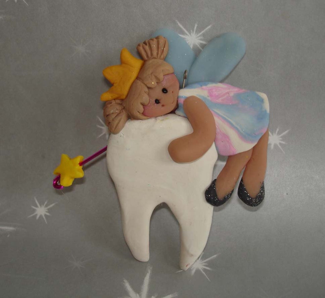 Tooth Fairy Christmas Ornament Princess Star Wand Crown Wings Etsy