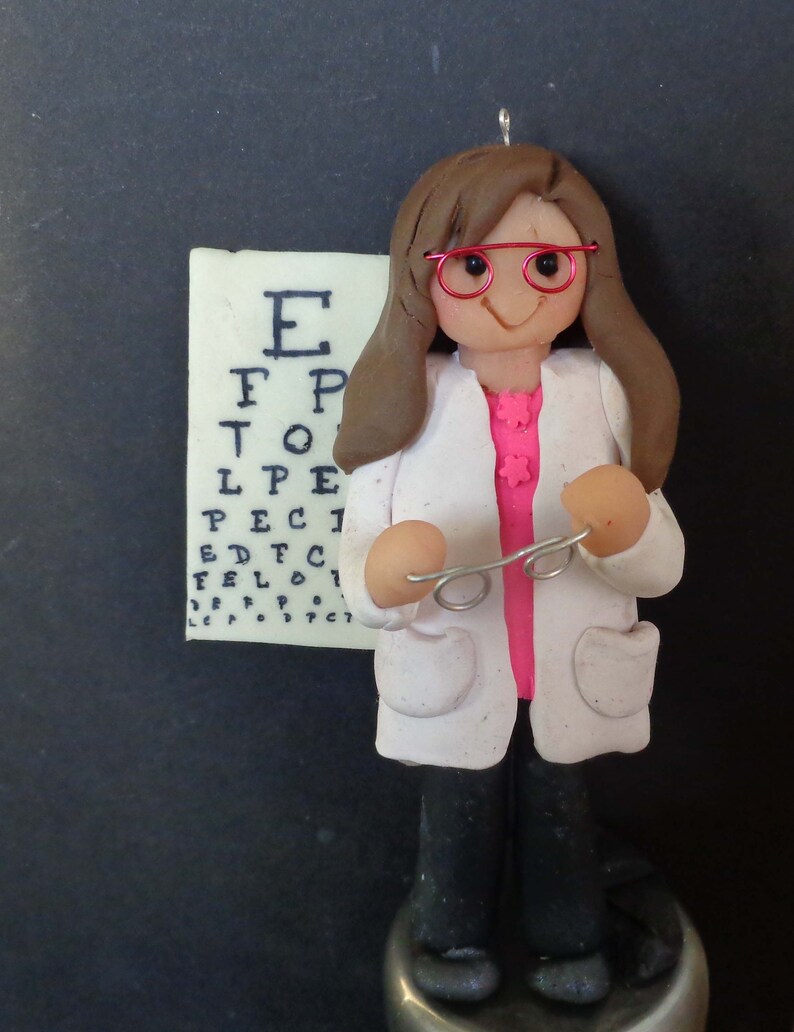 Optometrist Doctor Christmas Ornament Ophthalmologist Eye Care Etsy