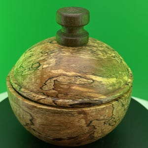 Bradford Pear Lidded Bowl