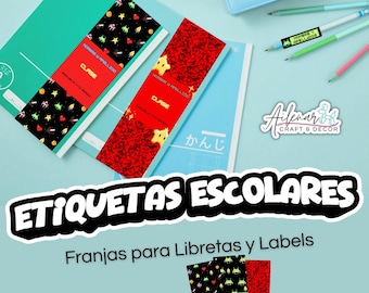Labels voor gamerscholen | Canva-sjabloon