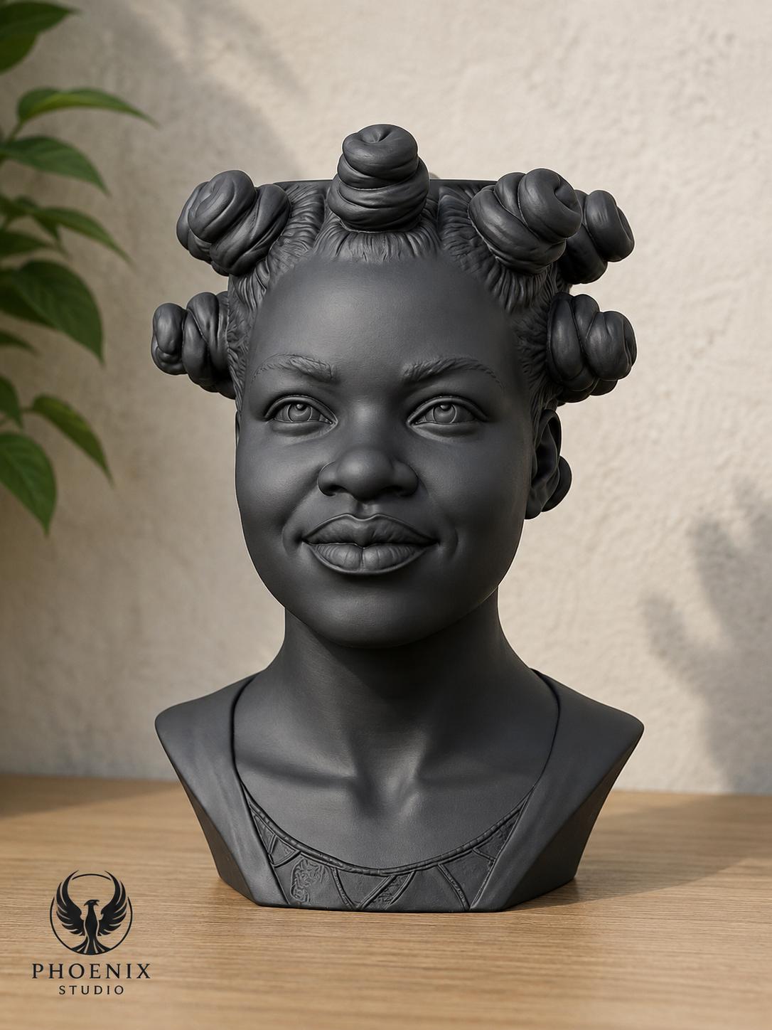 USA 50s フラワーベース 黒人 花瓶 置物 Black Woman Head Vase - Etsy