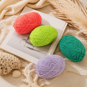Luxury Chenille Velvet Yarn - Buttery Soft Yarn for Handmade Toys, Crochet and Knitting, 46 Colors