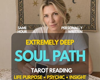 Soul Path Reading | Destiny Tarot, Accurate Psychic, Psychic Reading, Personalized Tarot, Same Hour Reading