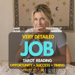 Job Tarot Reading ,Career & Money ,Psychic Guidance for Job Opportunity, Same Hour Delivery image 1