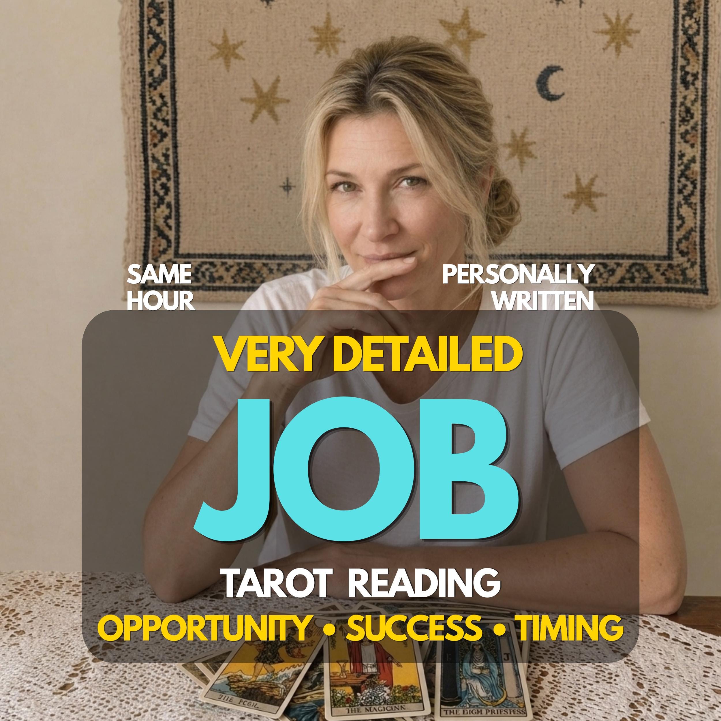 Job Tarot Reading ,Career & Money ,Psychic Guidance for Job Opportunity, Same Hour Delivery