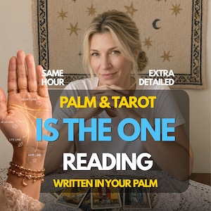 Is He The One Palm Reading ,Love & Relationships ,Psychic Clarity on Long-Term Potential, Same Hour Delivery image 1
