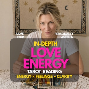 Energy Tarot Reading ,Love & Relationships ,Psychic Reading for Relationship Guidance, Same Hour Delivery image 1