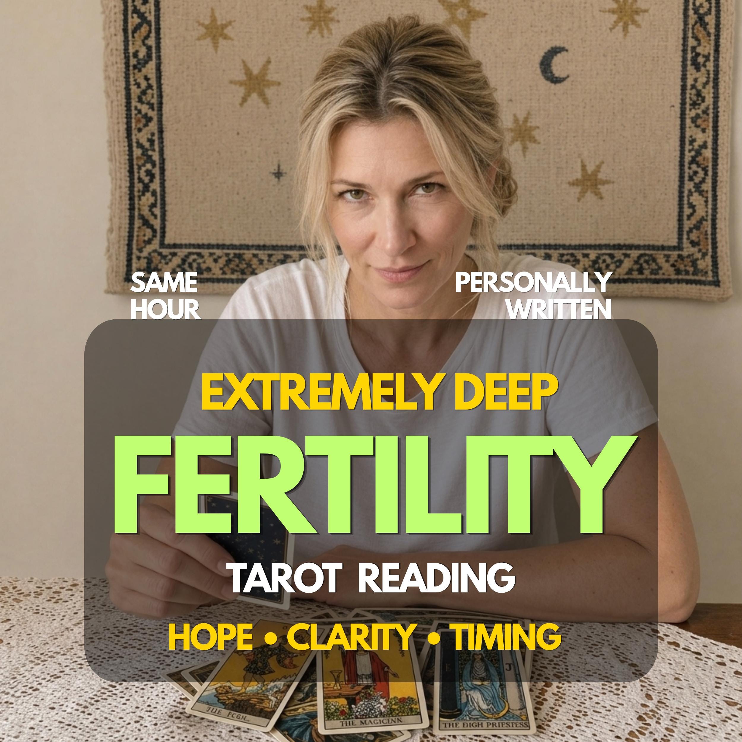 Fertility Tarot Reading ,Pregnancy & Fertility ,Psychic Guidance for Fertility Journey, Same Hour Delivery