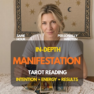 Manifestation Tarot Reading ,Life Path & Manifesting ,Psychic Insight into Manifestation Energy, Same Hour Delivery image 1