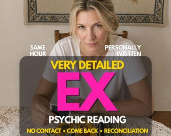 Love Reading Psychic | Ex Partner Reading, Ex Tarot Reading, Ghosting Tarot Reading, Same Hour Psychic