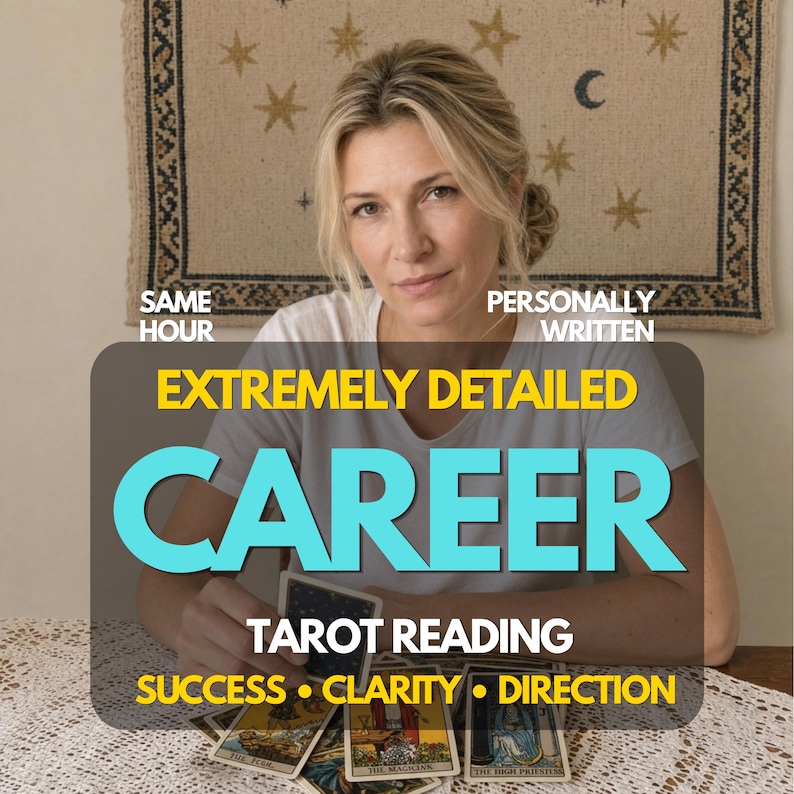 Lettura dei tarocchi per la carriera, carriera e denaro, consulenza psichica per il percorso professionale, consegna in un'ora. immagine 1