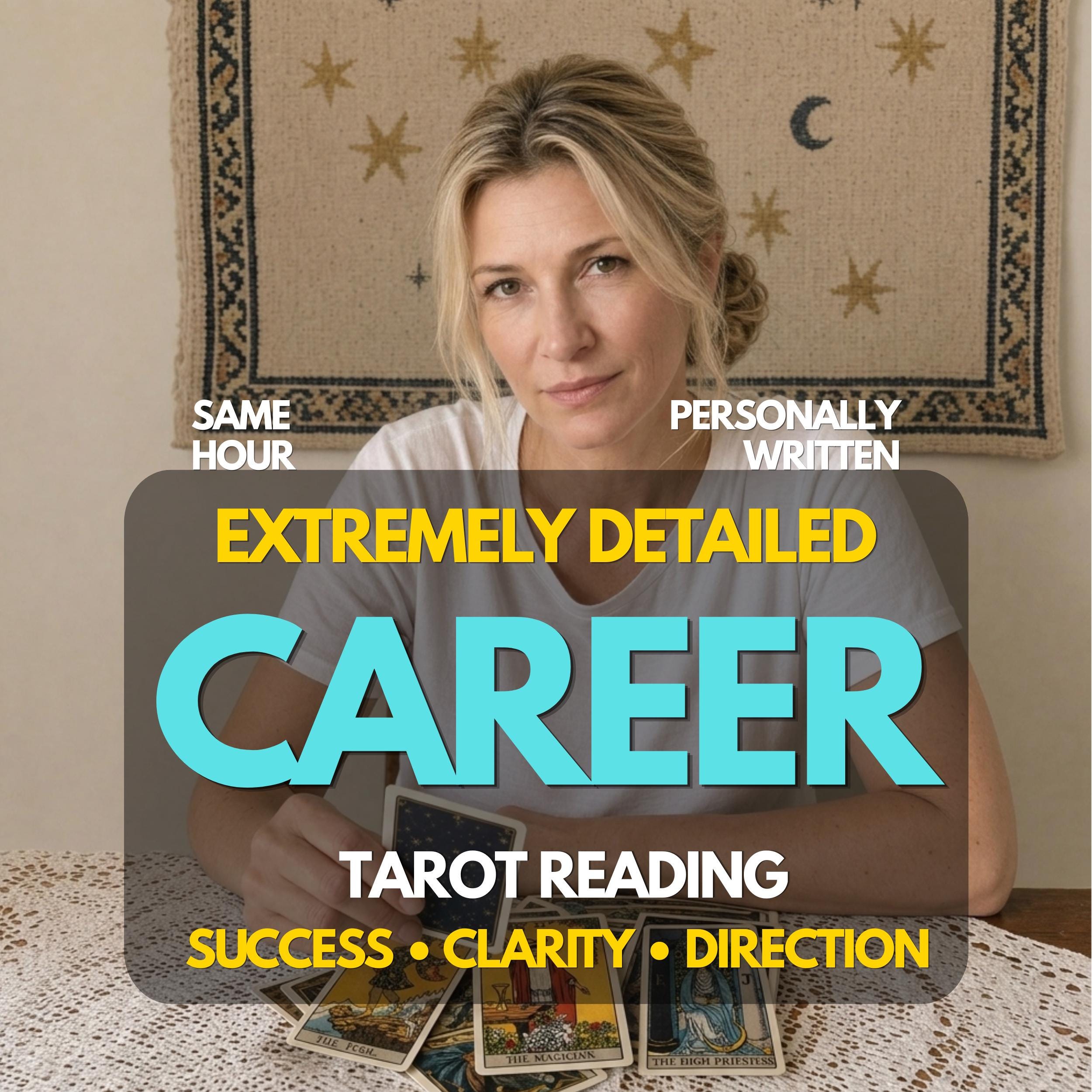 Career Tarot Reading ,Career & Money ,Psychic Guidance for Career Path, Same Hour Delivery