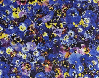 Pansy Fabric - Flower Fabric - FL-319