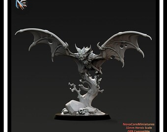 Giant Bats - Vampiric Undead - One Page Rules| Sci-Fi Resin Miniatures | Fantasy Resin Miniatures| Tabletop Wargaming 32mm-Heroic Scale