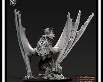 Ghoul Champion Beast - Vampiric Undead - | Sci-Fi Resin Miniatures | Fantasy Resin Miniatures| Tabletop Wargaming 32mm-Heroic Scale