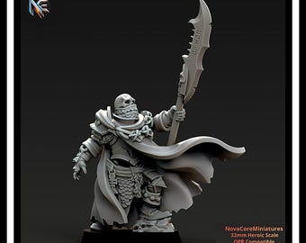 Commander - Vampiric Undead - One Page Rules| Sci-Fi Resin Miniatures | Fantasy Resin Miniatures| Tabletop Wargaming 32mm-Heroic Scale