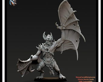 Bat Horrors - Vampiric Undead - One Page Rules| Sci-Fi Resin Miniatures | Fantasy Resin Miniatures| Tabletop Wargaming 32mm-Heroic Scale