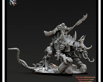 Abbysal Commander - Vampiric Undead One Page Rules| Sci-Fi Resin Miniatures | Fantasy Resin Miniatures| Tabletop Wargaming 32mm-Heroic Scale