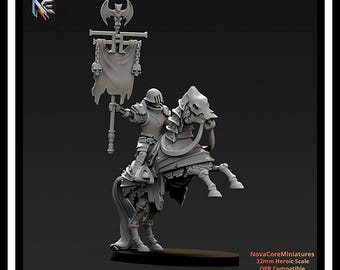 Skeleton Knights - Vampiric Undead -One Page Rules| Sci-Fi Resin Miniatures | Fantasy Resin Miniatures| Tabletop Wargaming 32mm-Heroic Scale